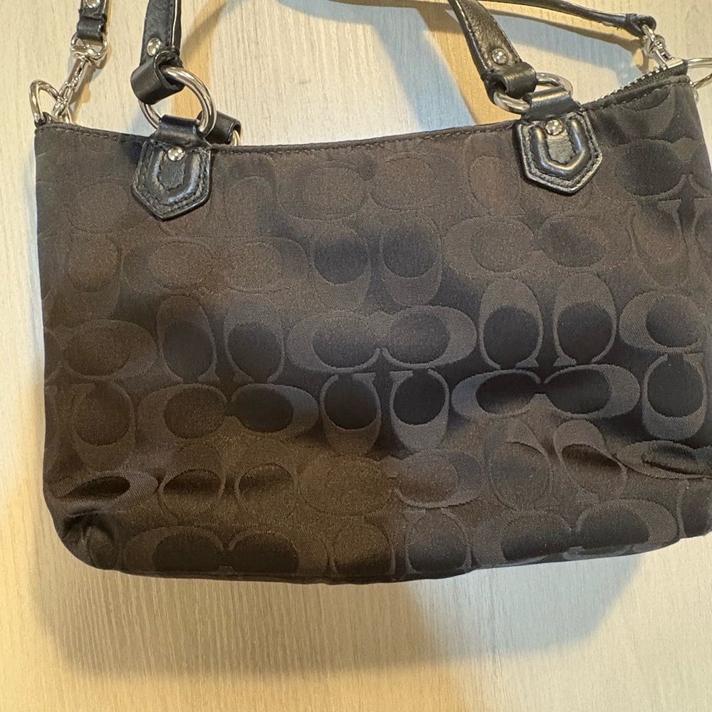 Coach Black crossbody Bag with Front Buckle - Picture 2 of 7